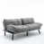 Velours gris clair est en rupture de stock