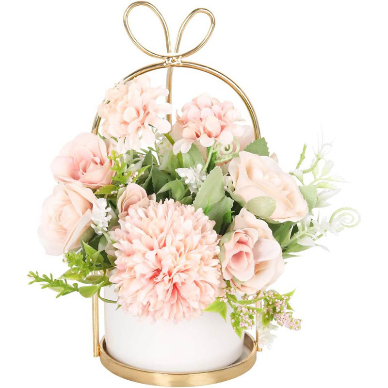 Arrangement in Vase, Pink