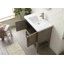 Meuble-lavabo simple 30 po avec plateau en céramique Cheriton-315932744