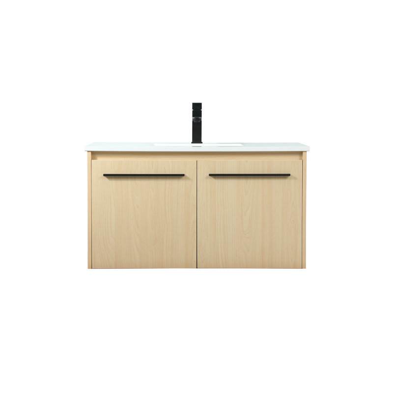  Ensemble de meuble-lavabo simple 36 po, Érable