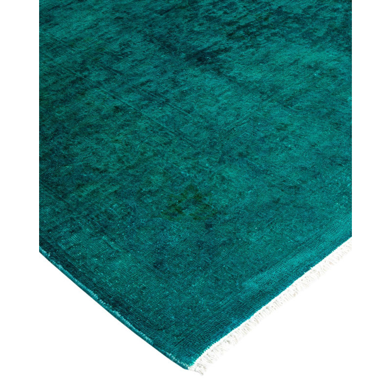 Tapis noué à la main Weirsky - One-of-a-Kind Weirsky - Vert