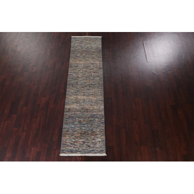 Striped Gabbeh Runner Rug 3x10