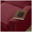 Canapé 3 places en velours Snowfleece l 82 po x P 29,5 po x H 35,4 po