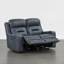 Canapé inclinable électrique en cuir véritable avec repose-tête électrique Olathe-1197369659