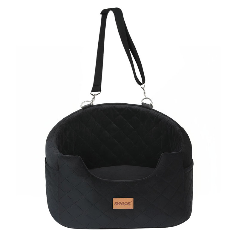 Polyester Pet Bed, Black