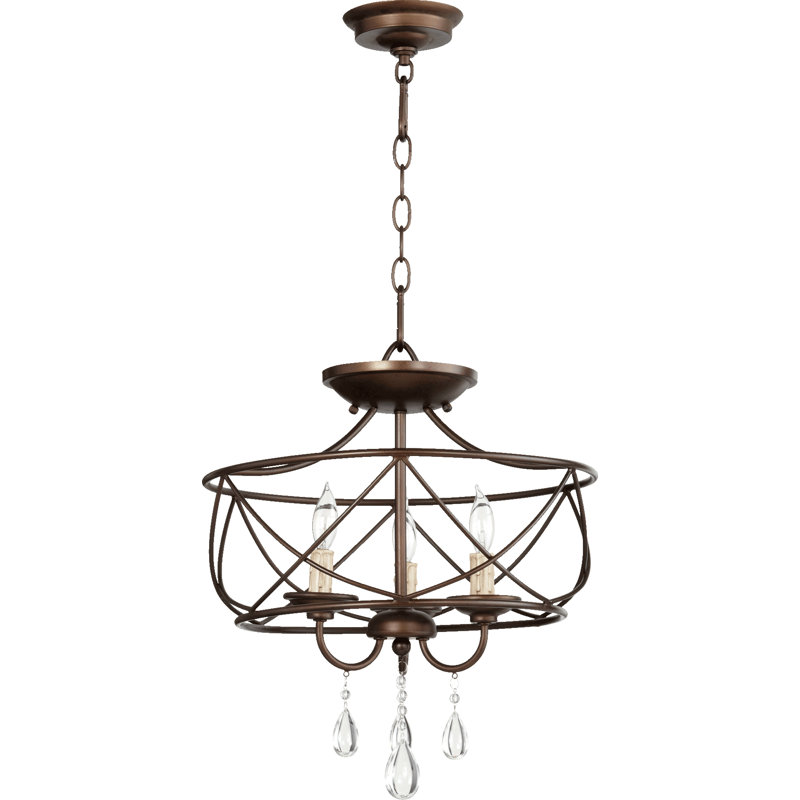 Madeira 3 - Light Lantern Geometric Chandelier