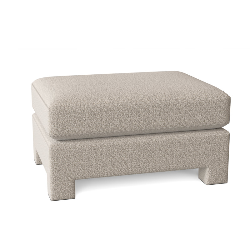 Mily Upholstered Ottoman, Cream Boucle 1146-002