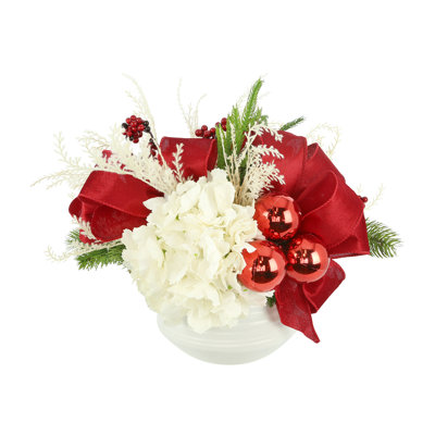 Johane Plastic, Polysilk Hydrangea Arrangement