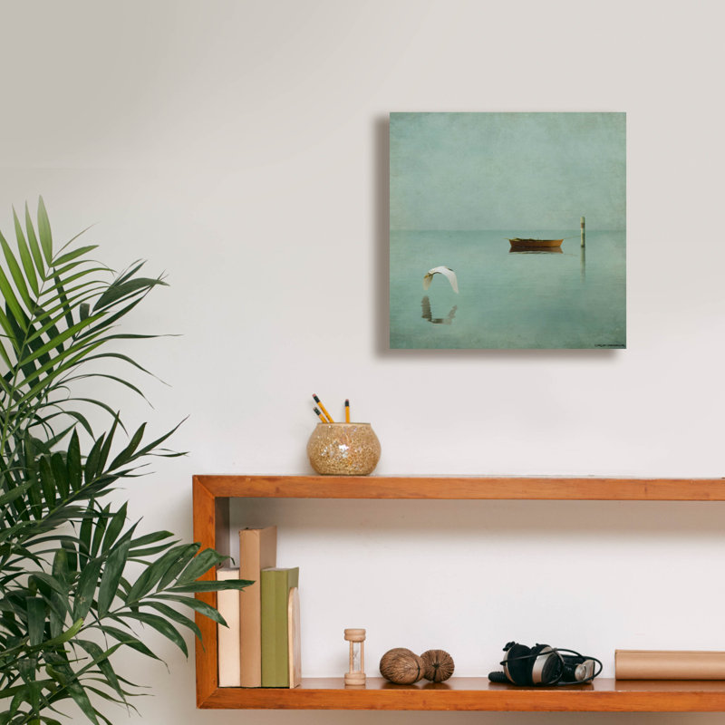 «Gentle Sunrise In The Bay 1» par Carlos Casamayor, art mural sur toile, H 12 po x l 12 po x P 0,75 po