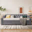 Lit de jour simple rembourré avec rangement-921643545