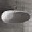 59" Solid Surface Soaking Bathtub