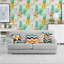 Panneau de papier peint amovible matelassé à thème tropical-2067506309