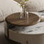 Table basse ronde en pierre micro-cristalline