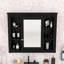Armoire à pharmacie murale avec miroir et tablettes de rangement Yolandia-421159883