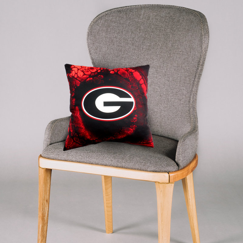 NCAA Throw Pillow, Georgia Bulldogs