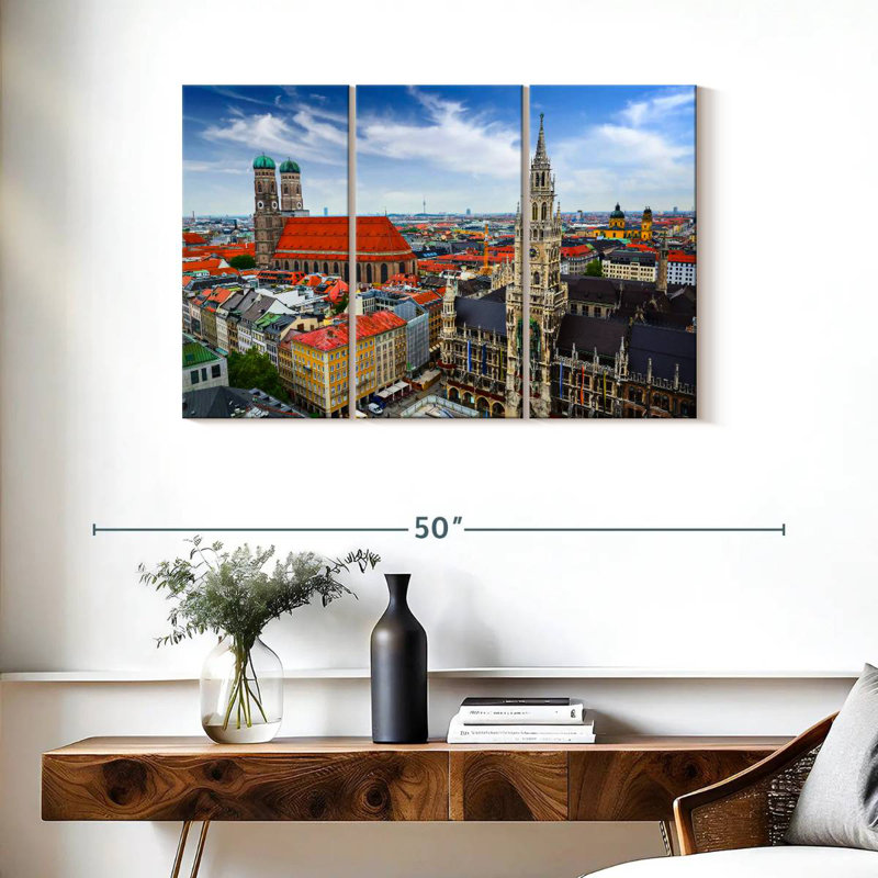 Paysage urbain du camion R munich, H 24 po x l 38 po