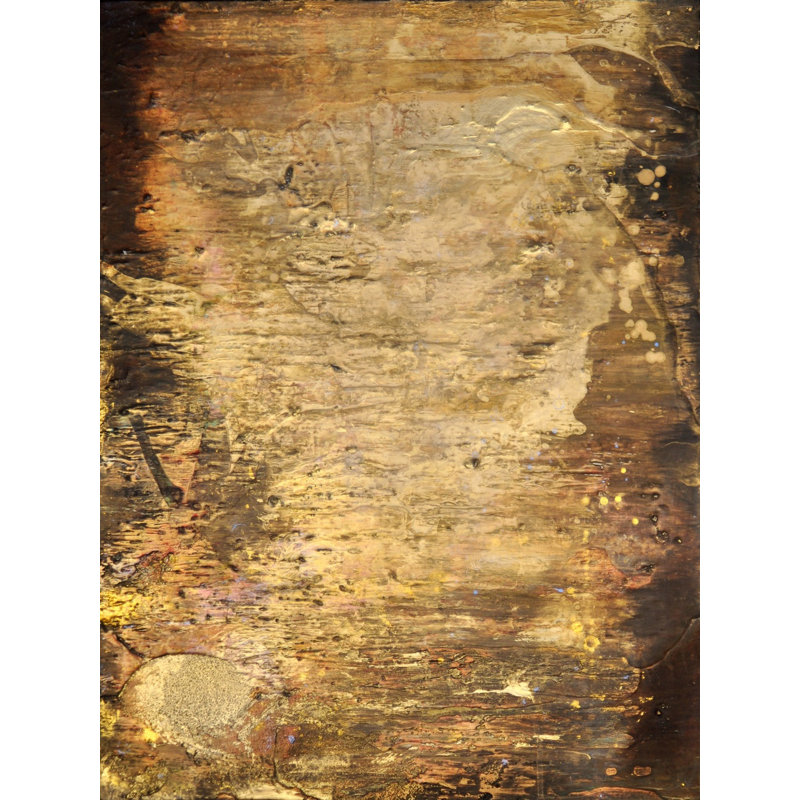 «228 Topaz Sky» par Anne B. Schwartz - peinture encadrée, H 21,25 po x l 17,25 po
