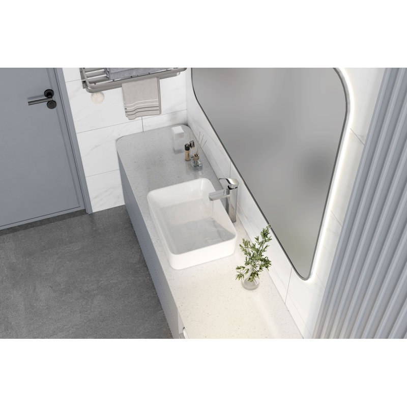 Denbigh Bathroom Sink Taps, Mono Basin Mixer Tap, 5.7L/Min Max Flow Rate