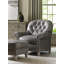 Oyster Bay Bayville Leather Ottoman
