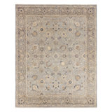 Jaipur Living Sahlest TRZ03 Handknotted Oriental Gray and Beige Area Rug (10'x14')