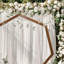 100 fleurs d'hortensia artificielles, têtes de fleurs artificielles en soie avec tiges