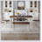 6-Piece Dining Set Wooden Table and 4 Chairs with Bench for Dining Room