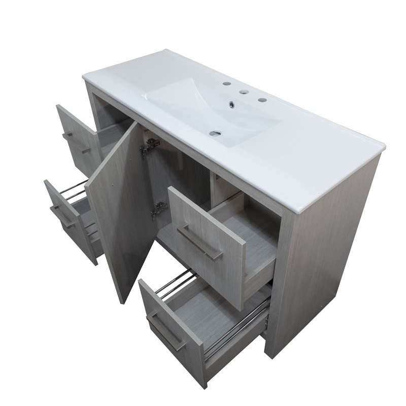 Meuble-lavabo simple 48 po Hildburg