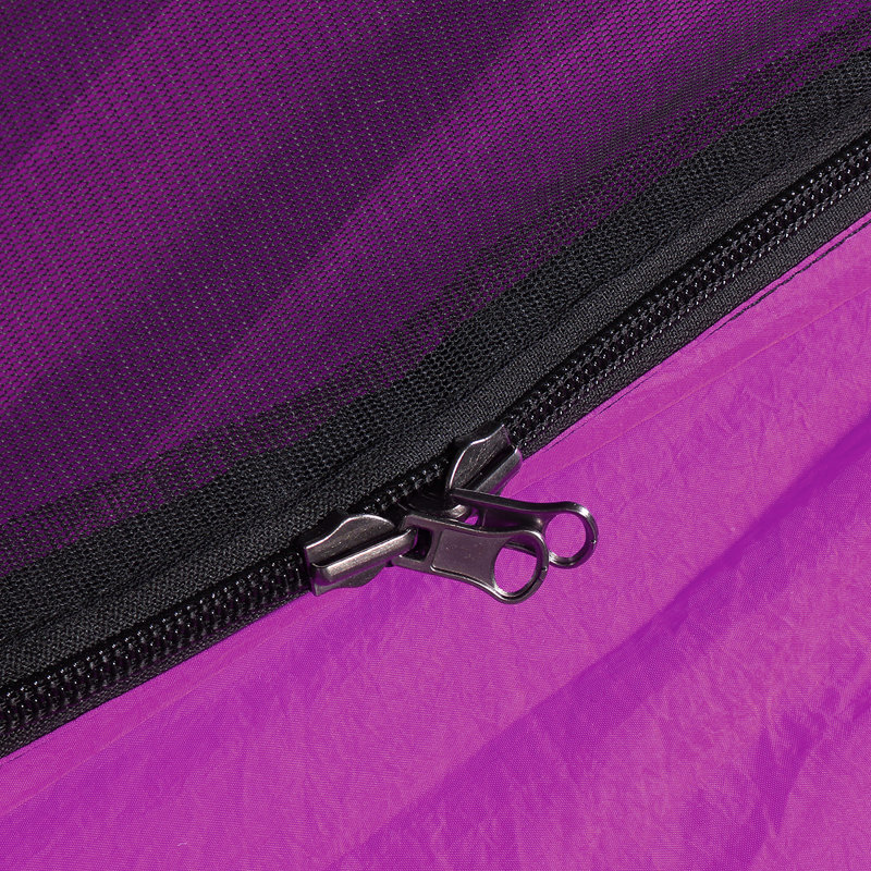 Hamac de camping Annora Survival Kit, Mauve / Noir