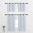 NICETOWN Blackout Small Window Valances, Rustic Farmhouse Curtains Grommet Top Thermal Insulated Window Drapes for Kitchen/Bathroom/Basement, 2 Panels.-5612434-5612435