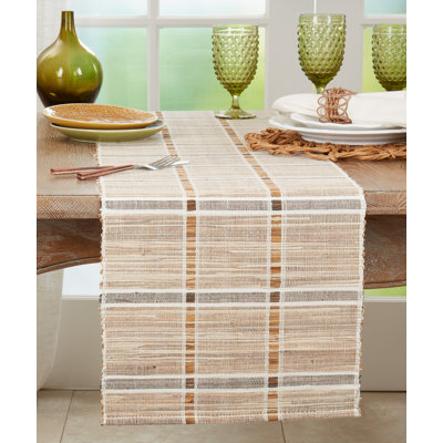 Rectangular Striped Table Runner