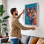 Tiger's Gaze Modern - Wrapped Canvas-12401298-12401300
