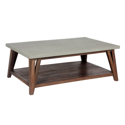 Brookside 48" Coffee Table with Shelf