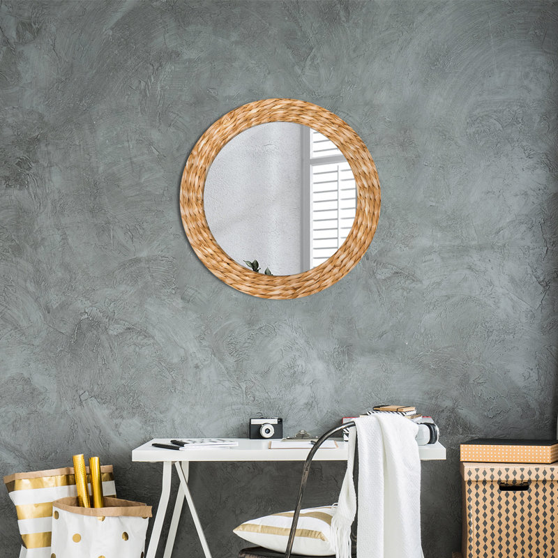 Huldar Glass Flat Wall Mirror