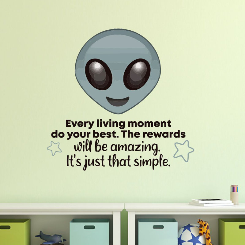 Text & Numbers Wall Decal, 40" H x 40" W x 0.05" D