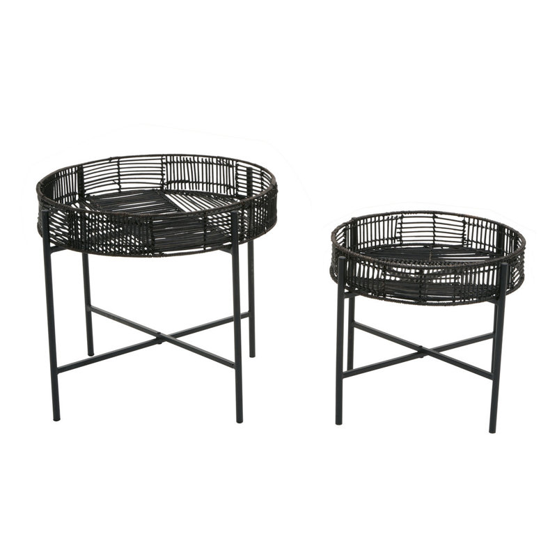 Mulak Frame Nesting Tables, Black