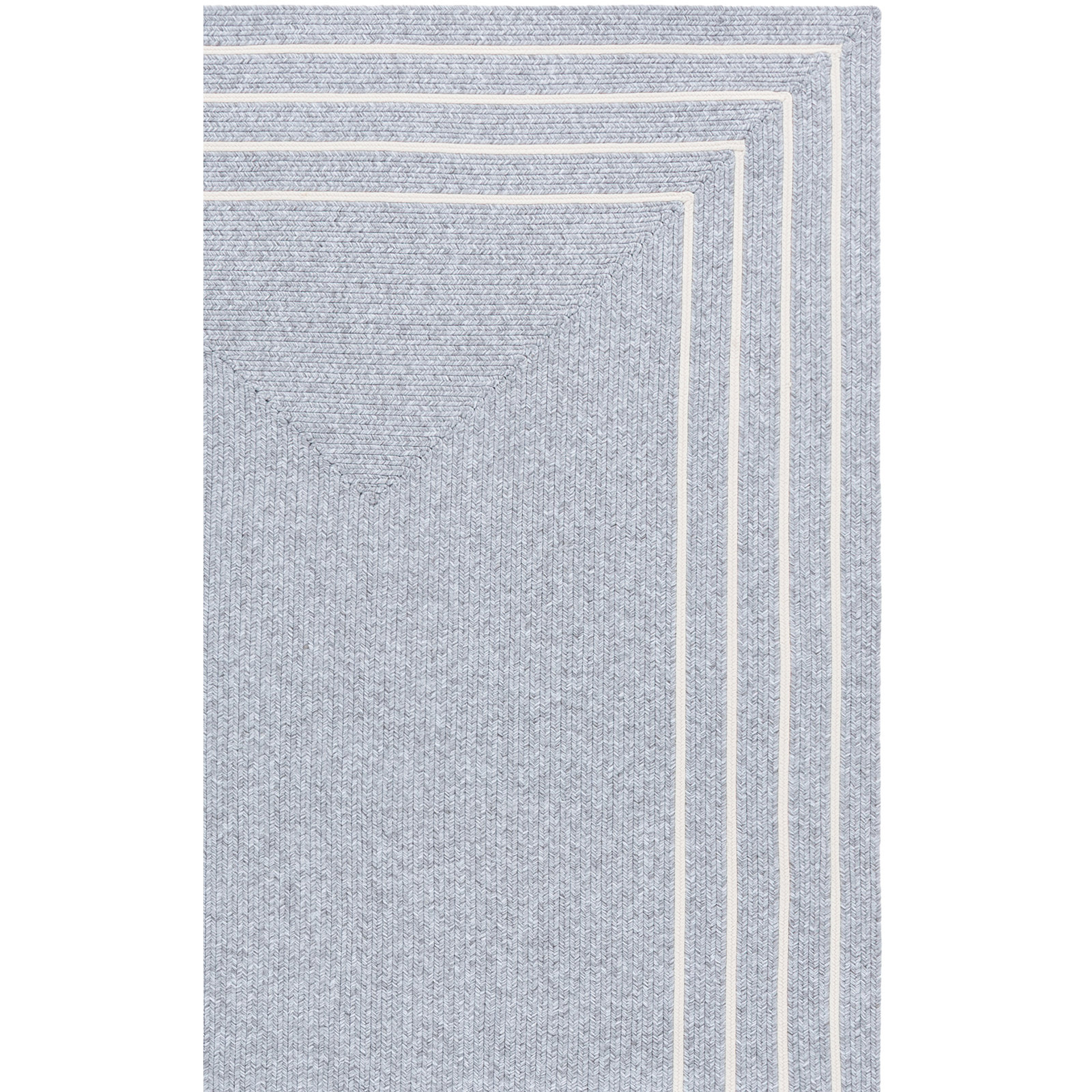 Braided Hand Woven Performance Machine Washable Solid Color Rug, Runner 2'3" x 8'