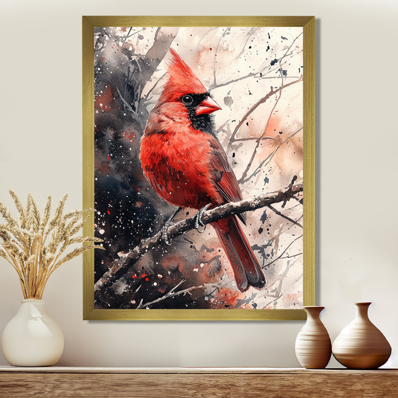 Krupp - Animals Wall Art Prints, H 44 po x l 34 po, Avec cadre, Doré