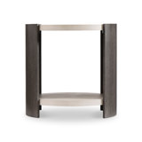 Prado Concrete Sled End Table with Storage