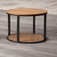 Tables contemporaines en métal et en bois massif avec un design peu encombrant