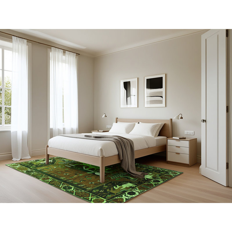 Performance Toile Indoor Rug, Rectangle 5' x 7'