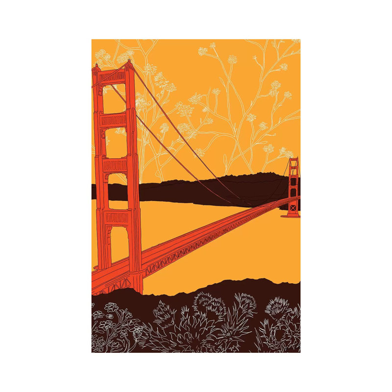 Gate Bridge - Headlands by Shane Donahue - Print on Canvas, Wrapped Canvas, 66.04cm H x 45.72cm W x 1.91cm D