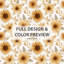 Ensemble de literie 3 pièces Country Farmhouse - Housse de couette et coussin décoratif jaune-124083025