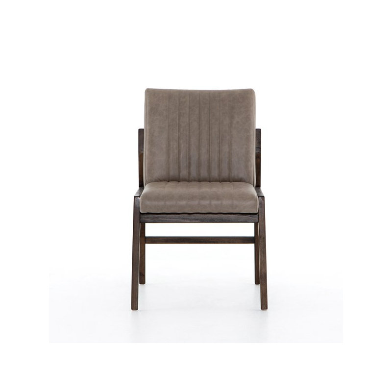 Alice Leather Dining Chair, Sonoma Grey