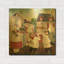 «Italian Chefs» par Jean Plout, art mural en métal doré, 24 po x 24 po-1097201081