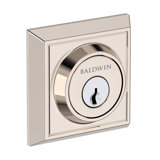 Chamfered Square Deadbolt Double Cylinder Deadbolt in Venetian Bronze