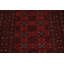 Tapis afghan tribal rouge oriental 3 x 5