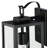 Schlesinger Outdoor Rectangular Clear Glass Shade Wall Light-189313783-233855030