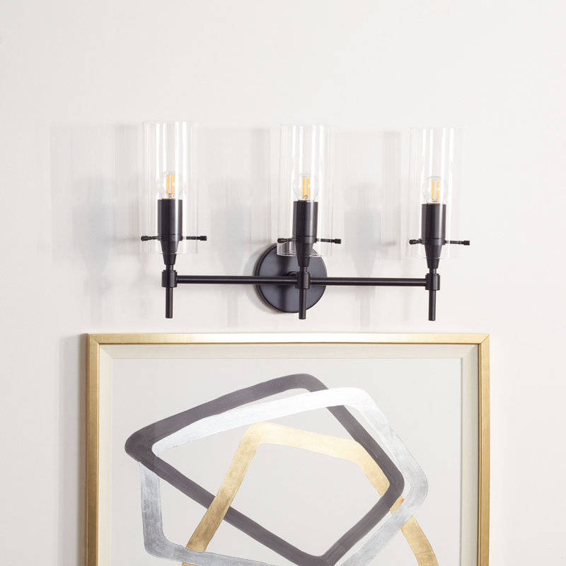 Malea 3 - Light Dimmable Vanity Light, Matte Black