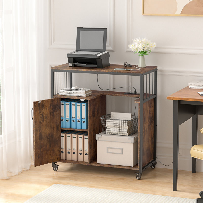 Classeur mobile avec station de charge de 31,5 po de largeur Hardwicke