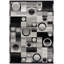Tapis gris / noir à blocs et anneaux-72497858